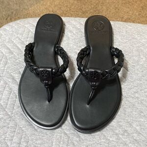 Authentic Tory Burch Braided Benton Thong Sandal size 7